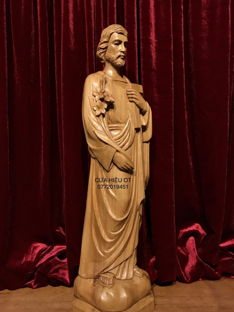 TƯỢNG GỖ THÁNH GIUSE THỢ