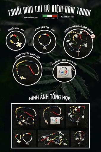 CHUỖI MÂN CÔI KỶ NIỆM NĂM THÁNH 2025